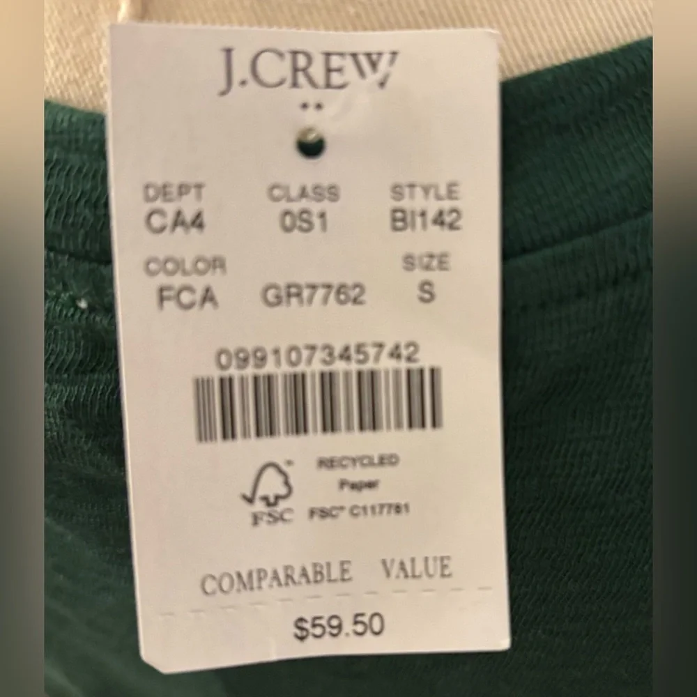 J. Crew Short-sleeve tie-waist T-shirt dress